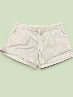 lululemon athletica White Athletic Drawstring Shorts
